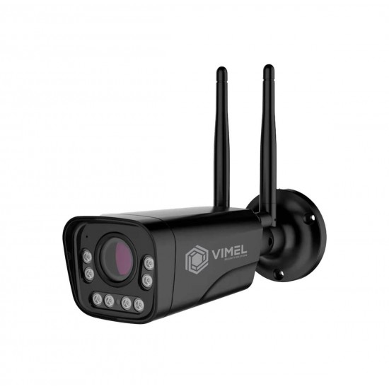 Indoor dome camera covering office lobby with wide-angle view